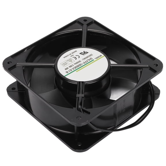 YAHHU Premium Cooling Fan 180mm Dual Ball Bearing Heavy Duty Cabinet Fan Industrial Heat Resistant Ventilation Axial Fan for Welding Machine Chassis Power Supplies 180x180x60mm 7.1x7.1x2.4 Inches