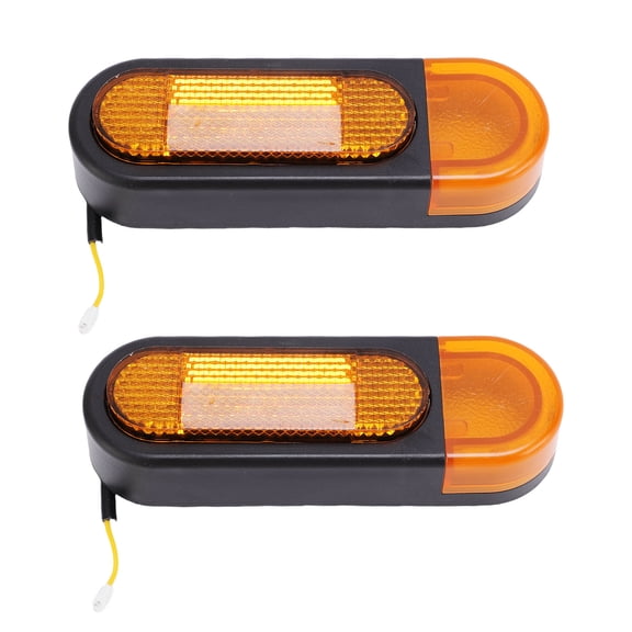 YAHHU Premium Electric Scooter Rear Turn Signal Assembly Fit for SmartGyro K2 8.5 to 10 Inches Complete Replacement Accessories Parts Water Resistant ABS Safe Night Riding Taillights