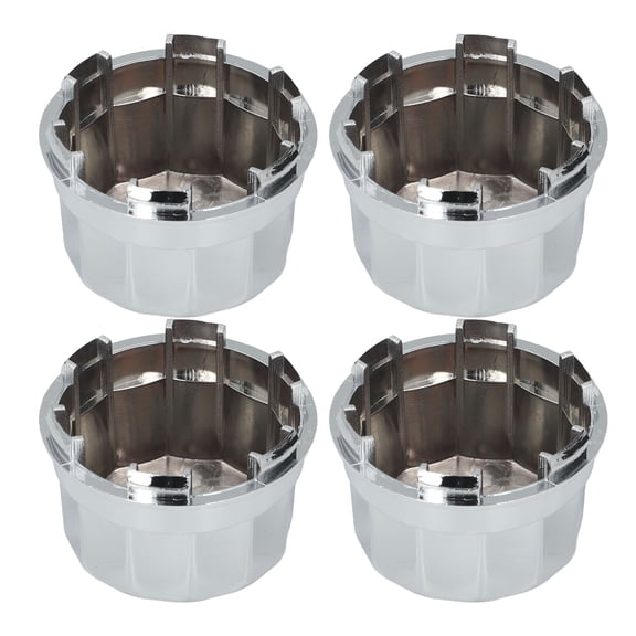 YAHHU Premium Electroplating Finish ATV Wheel Center Hub Cap Cover Set for 8 Inches / 20.3 cm to 14 Inches / 35.6 cm Alloy Wheels Quad, 68mm / 2.68 inches Universal Fitment Rim Dust Guard (4 Pack)