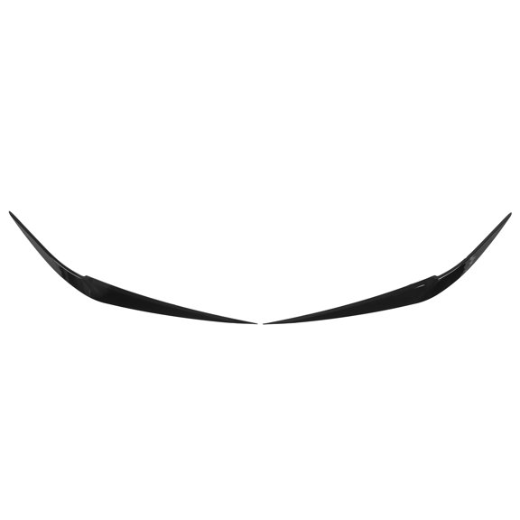 YAHHU Premium Glossy Black Car Headlight Eyebrows Front Left Right Trim Exterior Decoration Protection Pair Compatible with BMW X1 F48 2015 2016 2017 2018 2019 2020 2021+ (48 inches / 121.9 cm)