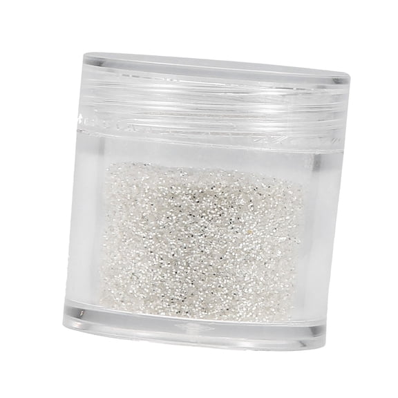 YAHHU Premium Holographic Silver Nail Art Glitter Mixed Fine Powder and Chunky Sequins for Acrylic Nails Manicure Decoration, 0.35 oz / 10g