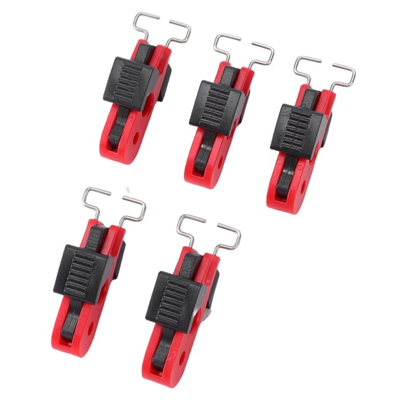 YAHHU Premium Industrial Circuit Breaker Lockout Device DZS10-2 Miniature Breaker Switch Lock for Safe Energy Isolation, 5 Count Per Pack (7 Inches / 17.8 cm)
