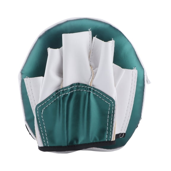 YAHHU Premium Kids Mini Boxing Curved Focus Punching Mitts for Muay Thai MMA Kickboxing Sparring Training Boxing Target Pads Lightweight PU Leather Shock Absorbent Hand Target Hand Pads Green