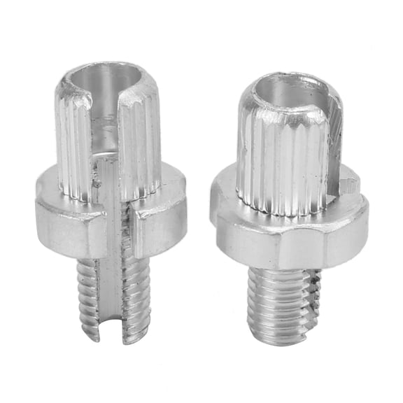 YAHHU Premium M7 Bicycle Brake Lever Adjuster Screws Fastener Silver Aluminium Alloy Replacement Hardware for Road Mountain Bikes 2 Piece Pack 3.00 x 3.00 x 2.00 Inches Dual Unit