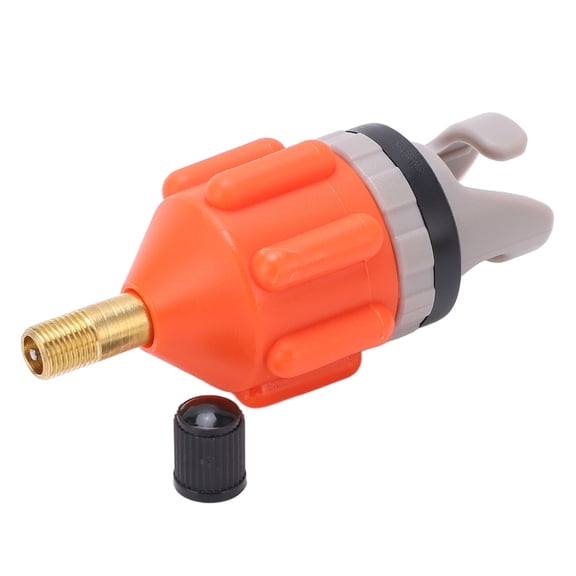 YAHHU Premium Paddle Board Pump Adapter Leakproof Air Pump Valve Converter Attachment for Inflatable SUP Kayak Assault Rubber Boat Orange (3.1 in / 7.8 cm)