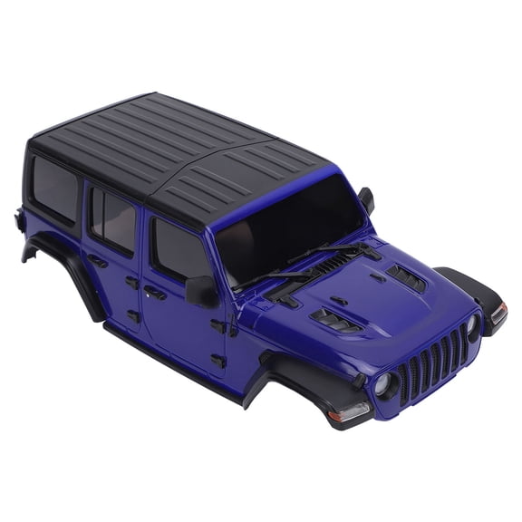 YAHHU Premium Plastic RC Body Shell 1/24 Scale Car Hard Cover Replacement Parts for Axial SCX24 DIY Upgrades, Precision Fit and Durable Construction, Vibrant Blue Color (7.09 inches / 18 cm)