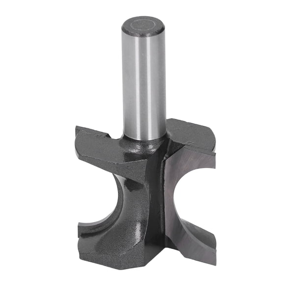 YAHHU Premium Roundover Router Bit, 1/2 inches / 1.27 cm Shank, 1-1/8 inches / 2.86 cm Bead Diameter Heavy-Duty Woodworking Milling Cutter Half Round Edges Professional Tools