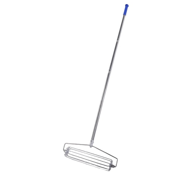 YAHHU Premium Sand Bunker Rake 4.5FT Heavy Duty 304 Stainless Steel Course Roller Sand Trap Rake for Long Jump High Jump Beach Lawn Garden Landscape and Baseball Fields (54.3 Inches / 138 cm)