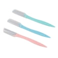 thumbnail image 1 of YAHHU Premium Stainless Steel Eyebrow Trimmer Facial Shaver Dermaplaning Tool for Precision Shaping & Hair Removal, 3 Pack (6.30 x 2.76 in / 16.0 x 7.0 cm), 1 of 9