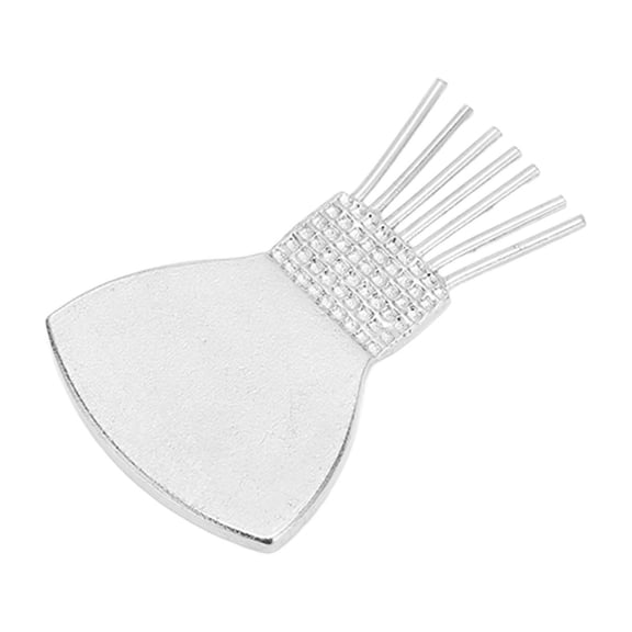 YAHHU Premium Stainless Steel Guasha Tool, Handheld Muscle Scraper for Kids and Adults, Compact Scraping Massage Therapy Device for Face Neck Shoulders, Silver (5 inches / 12.7 cm)