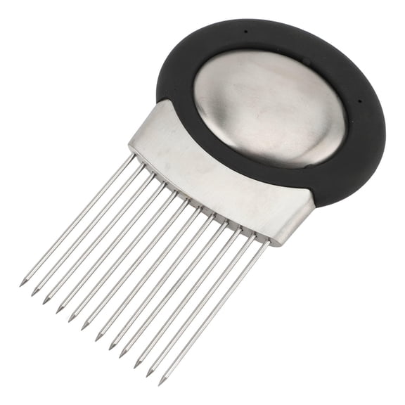 YAHHU Premium Stainless Steel Onion & Vegetable Slicer Ergonomic MultiPurpose Cutting Assistant for Onions, Avocados, Tomatoes, Eggs & More