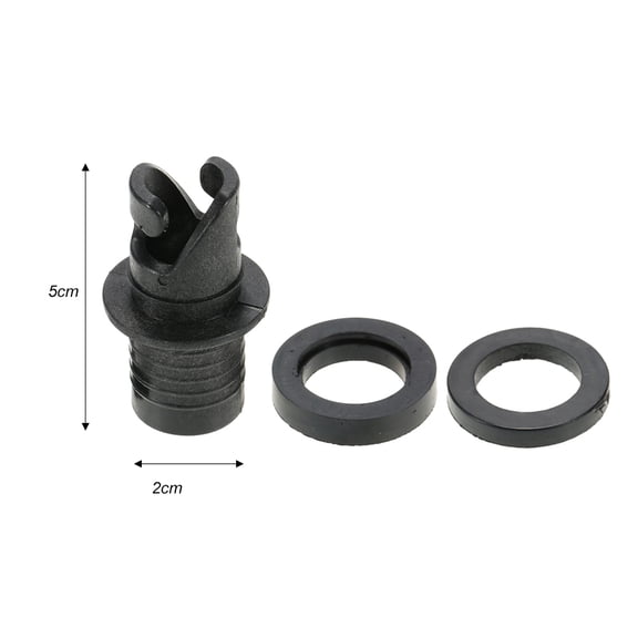 YAHHU Premium Universal HR Valve Hose Adapter Connector for Kayak Inflatable Boat Raft Foot Pump and Electric Air Pump Accessories, 2.0 inches / 5.0 cm Long