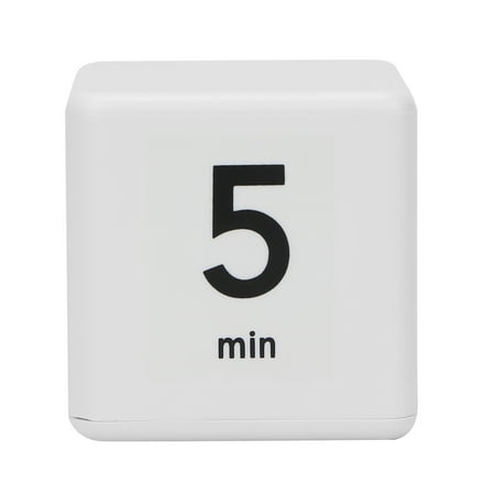 YAHHU Professional Beauty Salon Flip Cube Timer for Time Management Student Learning 1-3-5-10 Minutes