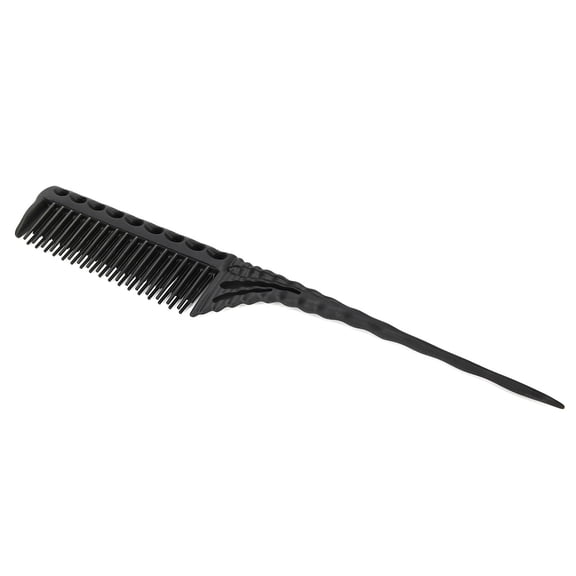 YAHHU Professional Black Rat Tail Hair Styling Comb, 8.5 inches / 21.7 cm
