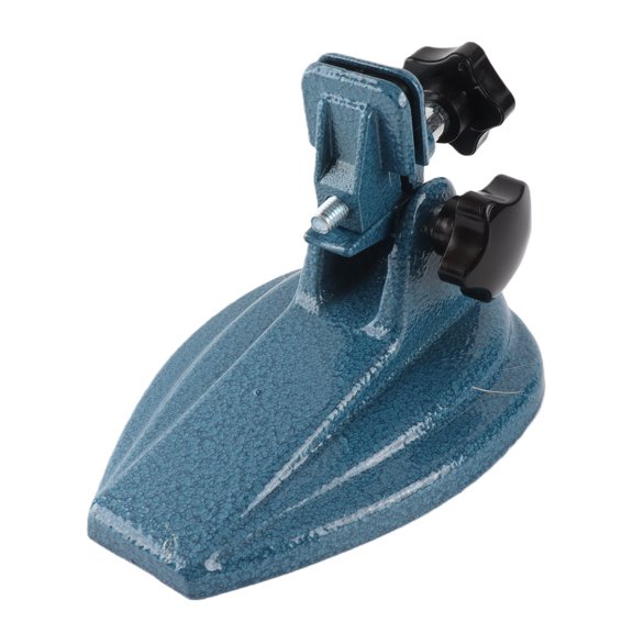 YAHHU Professional Cast Iron Micrometer Holder Stand Base (6.69 inches / 17 cm), Heavy Duty Adjustable Bracket Pedestal Measuring Tool for Inside and Outside Micrometers, Random Color