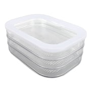 YAHHU Professional Deli Meat Container Large Capacity Rectangular Thickened Airtight Clear Bacon Lunch Meat Storage Box with Lid 8.86 inches / 22.5 cm