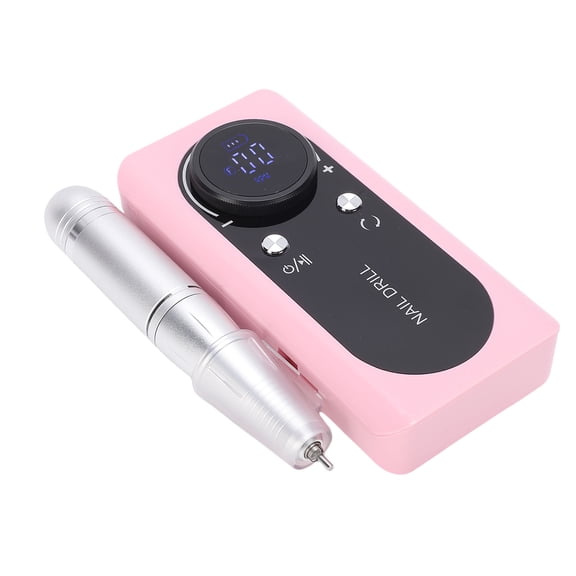 YAHHU Professional Electric Nail Drill Machine 45000 RPM Cordless Rechargeable E-File for Shaping Polishing Removing Acrylic Gel Nails Kit Pink