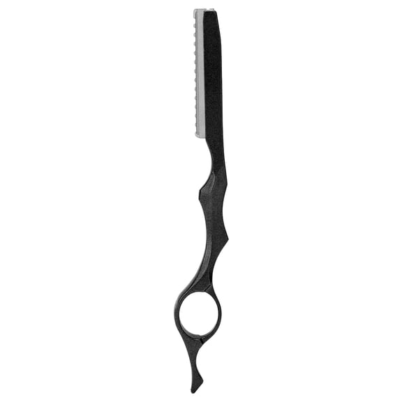 YAHHU Professional Hair Thinning Razor Styling Texturizing Cutting Knife Trimming Tool Set with Ergonomic Handle for Salon and Home Use 7.08 inches / 18 cm Black