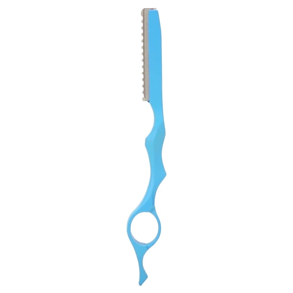 YAHHU Professional Hair Thinning Razor Styling Tool Blue Stainless Steel Cutting Trimmer Knife for Texturizing. Effortlessly style with this 7.09 inches / 18.00 cm razor, perfect for daily use.