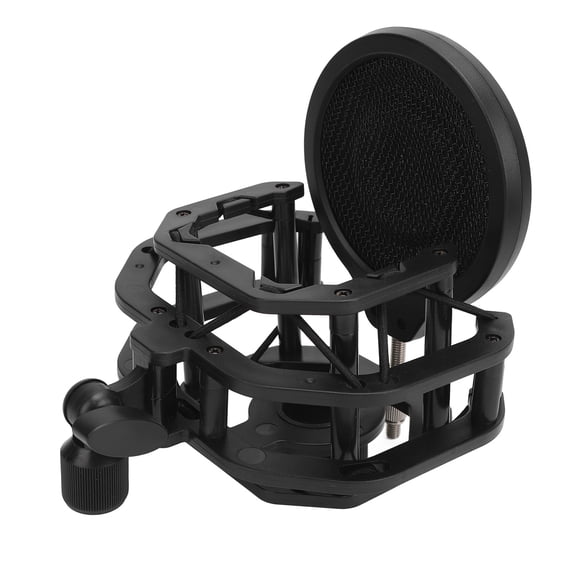 YAHHU Professional Microphone Shock Mount Filter Adjustable Recording Mic Holder Clip Pack for Neumann U87 Dia 24MM (0.94 inches)