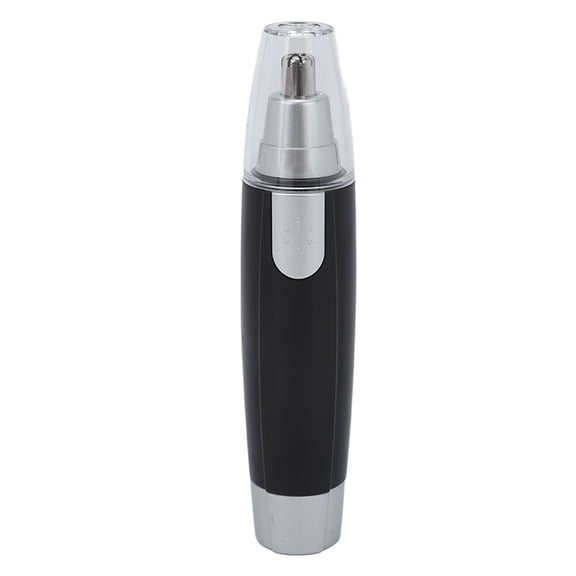 YAHHU Professional Painless Electric Nose Hair Trimmer & Ear Hair Remover for Men and Women, Washable Grooming Clipper with Cleaning Brush and Protective Cover, 5.51 inches / 14 cm, Battery Operated