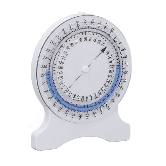 YAHHU Professional Physical Therapy Bubble Inclinometer Gauge for Accurate Joint Range of Motion Measurement, Non-Leak Evaluation Tool for Medical Students, Clinics & Rehabilitation Centers, Blue