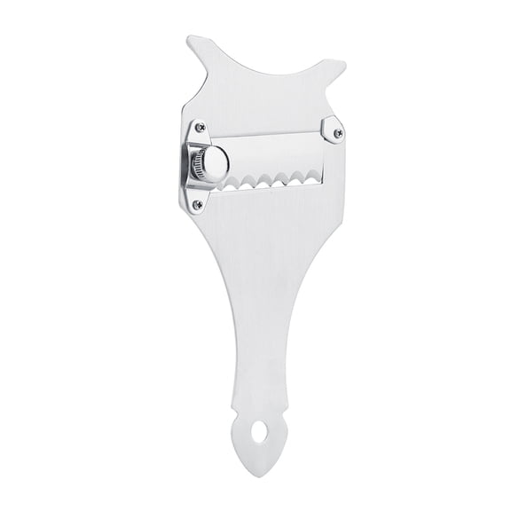 YAHHU Professional Stainless Steel Truffle Slicer and Adjustable Cheese Slicer Chocolate Shaver with Ergonomic Handle, 6.5 inches / 16.5 cm