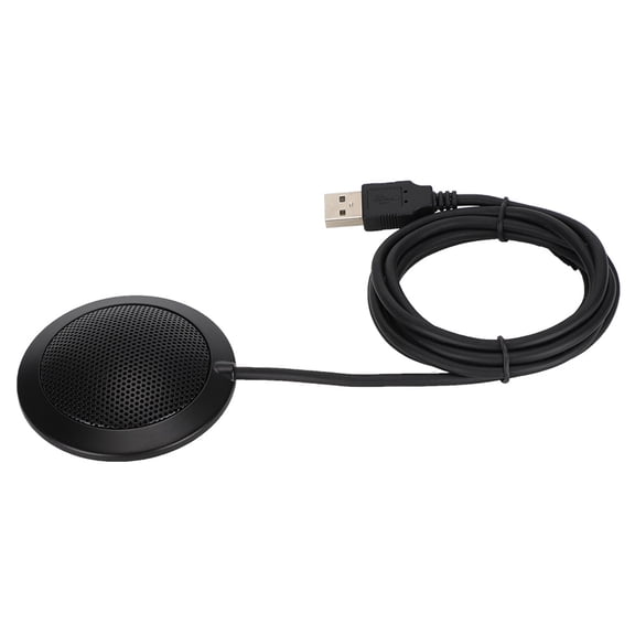YAHHU Professional USB Desktop Microphone, 360 Omnidirectional Sound Pickup Computer Mic for Meetings & Live Streams (14 x 10 in / 35.5 x 25.4 cm)