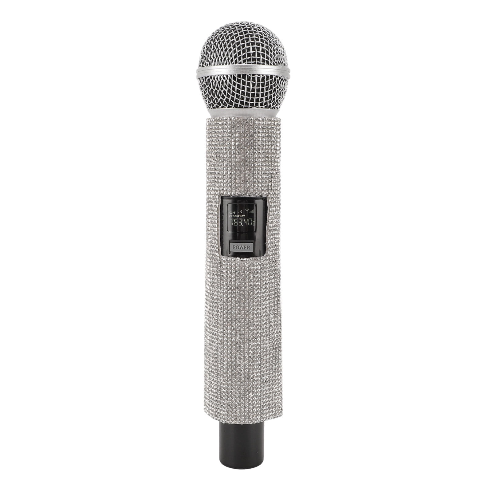 YAHHU Professional VHF Wireless Microphone System, Dual Handheld Cordless Dynamic Mic Set for Home Karaoke, Party, Singing, Church, Wedding, Amplifiers and Speakers, 11x4.3x2.4 Inches / 28x11x6 cm
