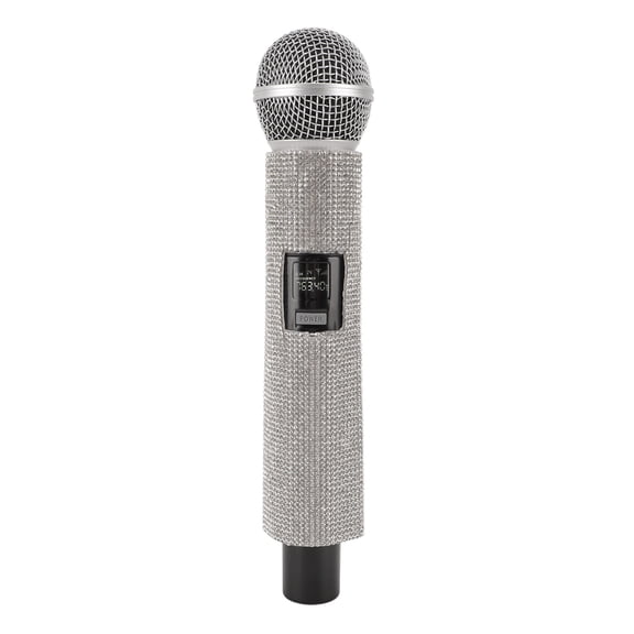 YAHHU Professional VHF Wireless Microphone System, Dual Handheld Cordless Dynamic Mic Set for Home Karaoke, Party, Singing, Church, Wedding, Amplifiers and Speakers, 11x4.3x2.4 Inches / 28x11x6 cm