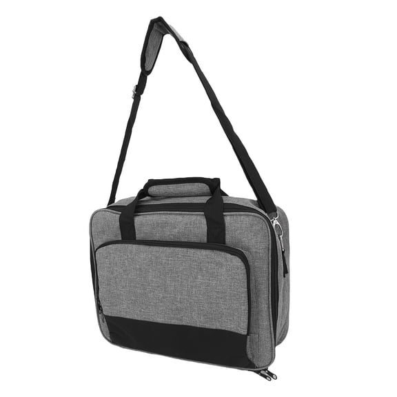 YAHHU Projector Carrying Case Portable Bag with Accessories Storage Pockets Adjustable Shoulder Strap 16x5.7x11.5 in / 40.6x14.6x29.2 cm
