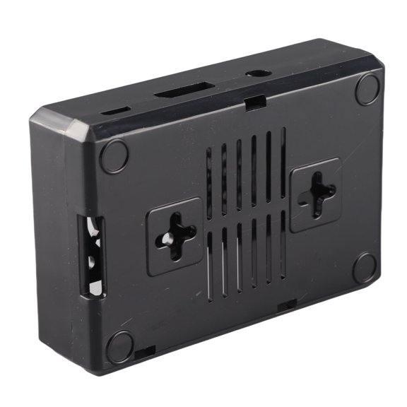 YAHHU Protective Case Cover ABS Shell Enclosure Compact Housing Accessory Component for RPi 3B 3B+ Single Board Computer Supply Matte Black Sleek Finish High Durability Engineered Model