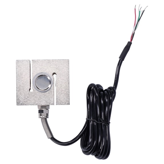 YAHHU Pull Pressure Force S-Type Load Cell Sensor with Cable 40Cr Alloy Steel DYLY-104 DC 5-15V (300KG / 661 lbs) High Accuracy Industrial Transducer Equipment