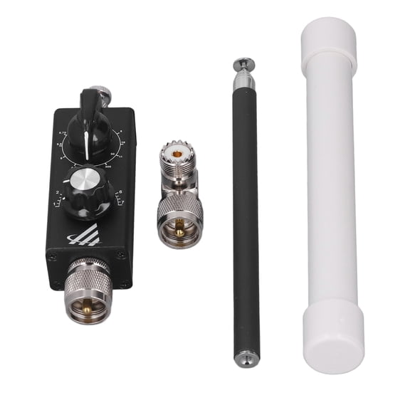 YAHHU QRP Shortwave Antenna HF Full Band Tuned FM Aviation UV for Signal Reception, 7.87 inches / 20 cm