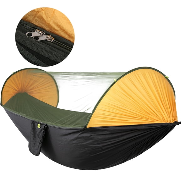 YAHHU QuickOpen Mosquito Net Hammock Portable, Breathable, TearResistant Travel & Backyard Shade