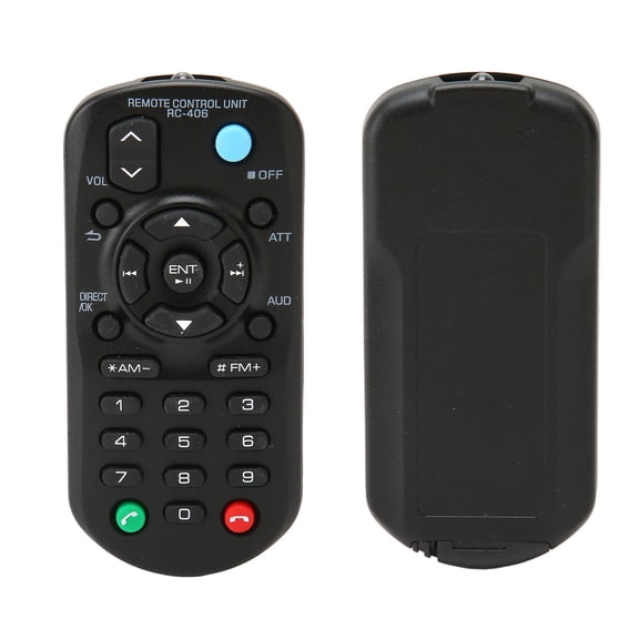 YAHHU RC 406 Remote Control Replacement for Kenwood CD Receiver KDC-X398 KDC-200UB KDC-170Y KMM-BT260U KDC-X704, Premium ABS Universal Controller with Precise Button Response (9.0 x 4.0 in)