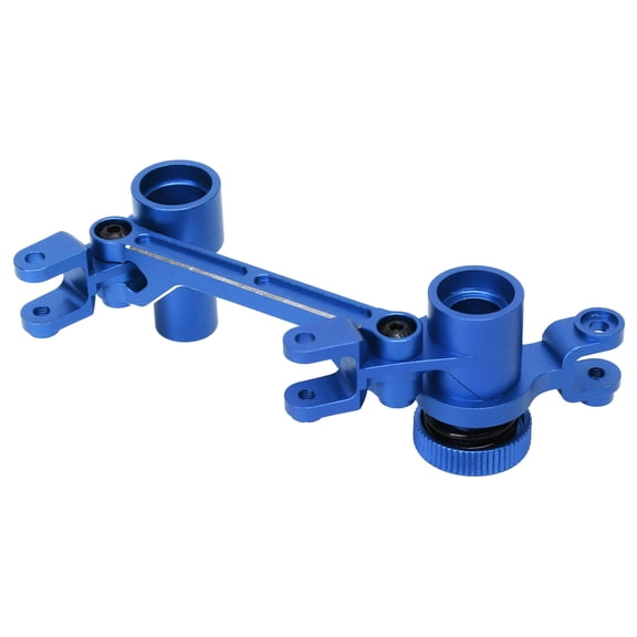 YAHHU RC Steering Set High Strength Lightweight Aluminium Alloy Steering Components for Traxxas 1:7 UDR RC Car Blue