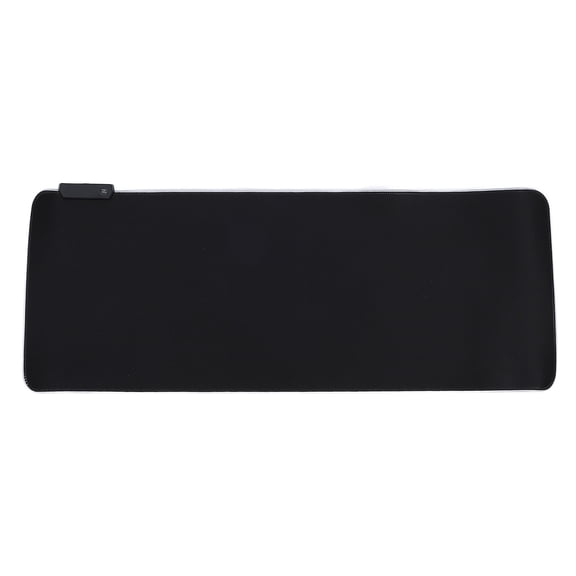 YAHHU RGB Gaming Mouse Pad Non Slip Large Size LED Light Computer Keyboard Mat for Home Office Black 31.5 x 11.8 inches