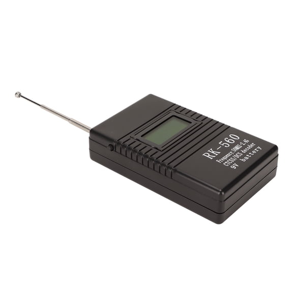 YAHHU RK-560 Mini Portable Radio Frequency Counter Meter 50MHz-2.4GHz Tester with Antenna for DCS CTCSS Decoding Two-Way Communication Diagnostics Walkie Talkie Measurement Equipment