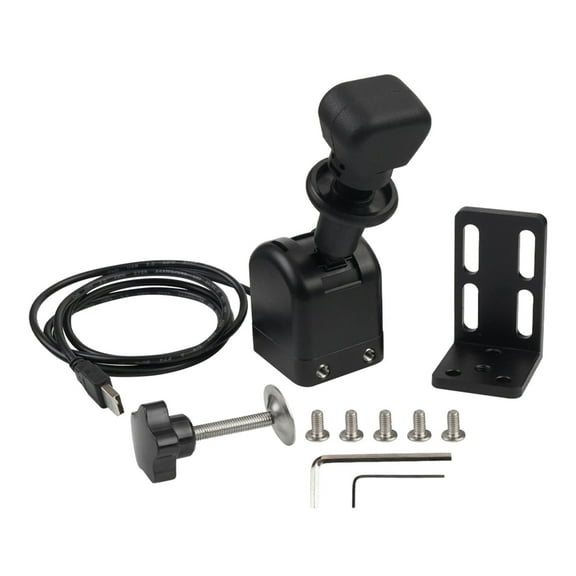 YAHHU Racing Game Handbrake with Mounting Clamp USB Simulator Gaming Handbrake Accessory Replacement for Logitech G27 G29 G923 Thrustmaster T300RS T-GT PC Black