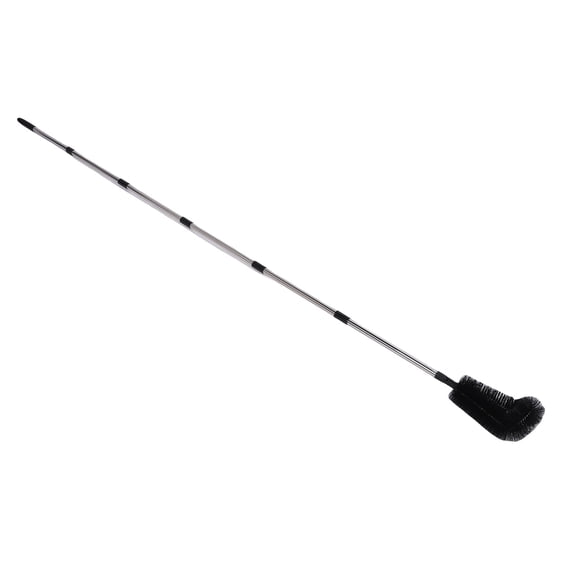YAHHU Rain Gutter Cleaning Tool Adjustable Gutter Cleaner Brush From Ground With Bendable Nylon Brush And Rotating Mirror For Roof Protection Cleaning Tools Easy To Remove Leaves And Debris 9.5 FT