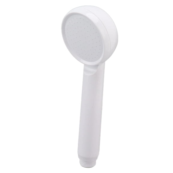 YAHHU Rain Shower Head Simple Thicken Baking Process Handheld Shower Head with Ergonomic Handle for Bathroom White, 7.87 inches / 20 cm