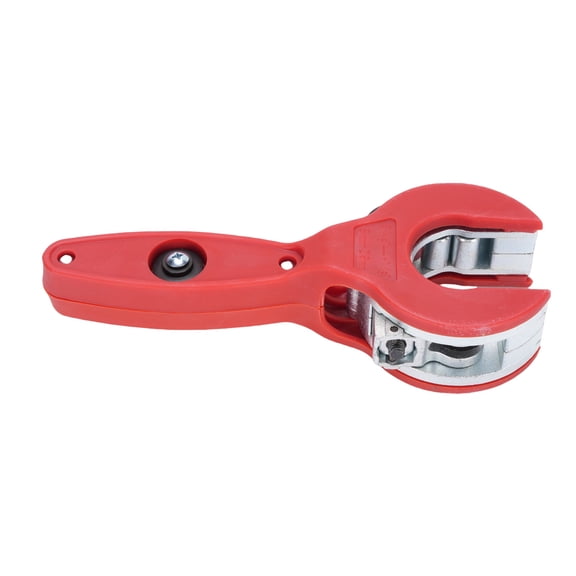 YAHHU Ratcheting Tubing Cutter 2 in 1 Compact Pipe Cutters for Cutting PPR and Plastic Hoses 1/4 inches To 7/8 inches Copper PVC Metal Pipes High Precision Ergonomic Plumbing Hand Tool, Red