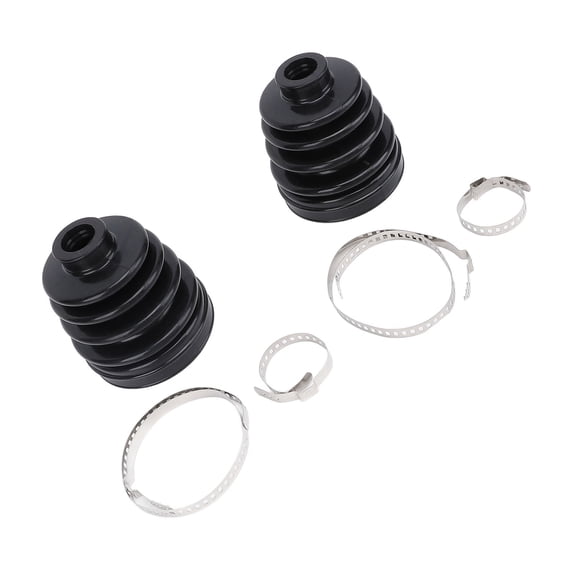 YAHHU Rear Axle Inner Outer CV Boot Kit Rubber Dust Cover Joint Replacement Part for All-Terrain Vehicles High Performance Durable Flexible Auto Accessory (18.00 inches / 45.72 cm)