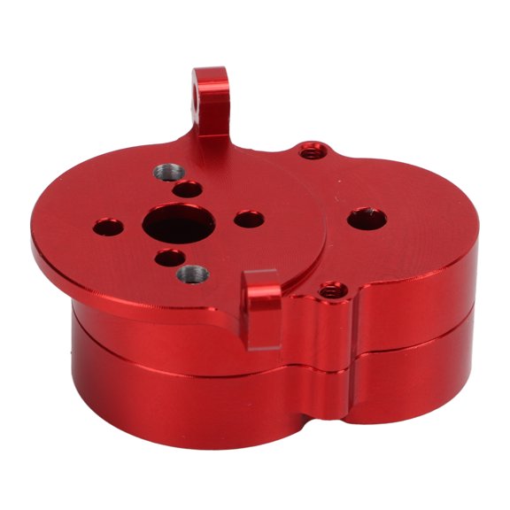 YAHHU Rear Drive Gear Box Shell Metal RC Truck Upgrade Accessory Parts Replacement for WPL D12 Remote Control Toy Vehicles, Includes Screws and Bearings, Red [cite: 7, 10]