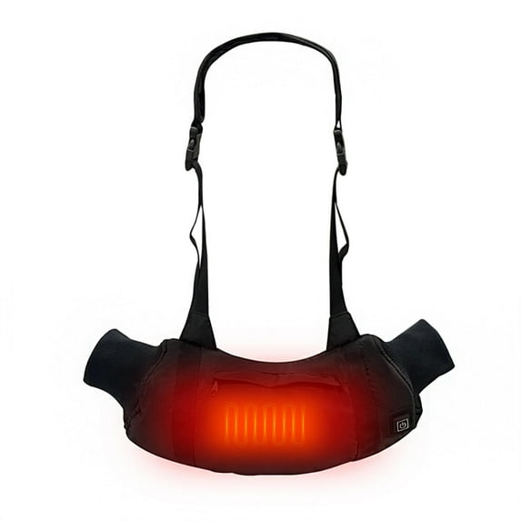 YAHHU Rechargeable Heated Hand Muff – Adjustable Temperature, USB‑Powered Warmers with Front & Back Pockets for Ice Fishing, Camping & Outdoor Adventures