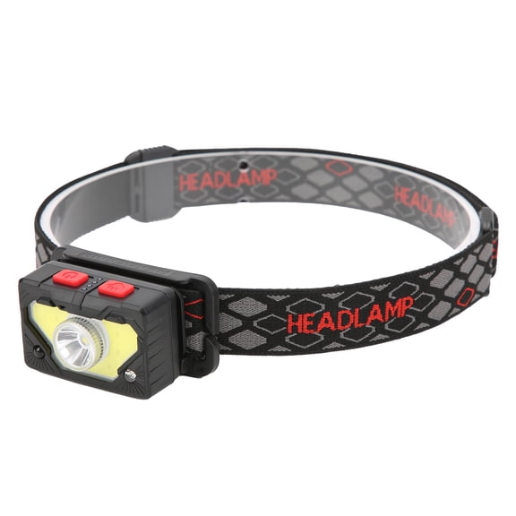 YAHHU Rechargeable LED Headlamp with Smart Wave Sensor - XPG/COB Built-in 1000mAh Battery USB Charging Outdoor Night Cycling Bicycle Front Light Multi-Angle Adjustment Wide Application Illuminator