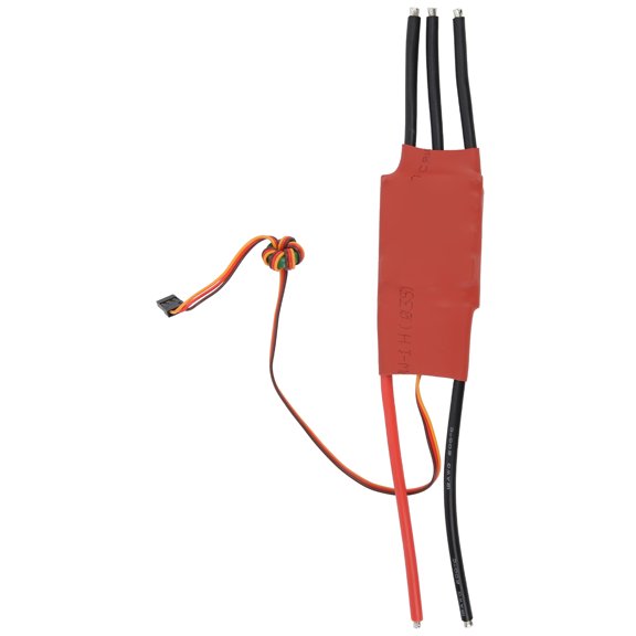 YAHHU Red Brick 100A Brushless ESC Electronic Speed Controller with 5V/5A BEC Output Replacement Part for RC Drones and FPV Quadcopters, High Performance 2-7S LiPo Compatible 7.08 inches