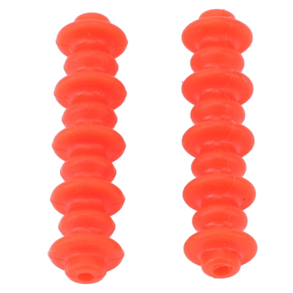 YAHHU Red Rubber Bow String Damper Shock Absorber for Compound Bow Archery Stabilizer Silencer Vibration Reduction Target Practice Hunting