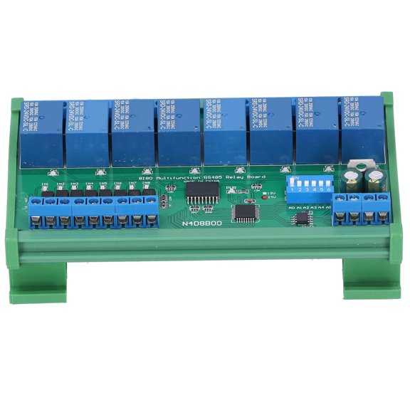 YAHHU Relay Board 8 Input 8 Output PLC Expansion Module Industrial Supplies DIN35 24V N4D8B08-R